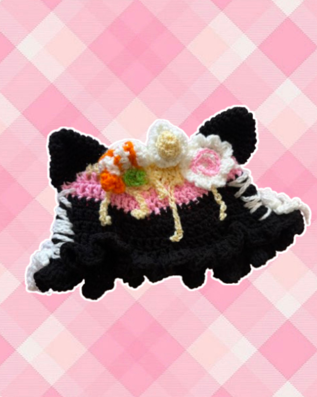 Shrimp ramen cat ear hat