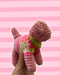 Pink love t-shirt puppy