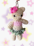 Hawaiian long leg kitty bag charm style 1