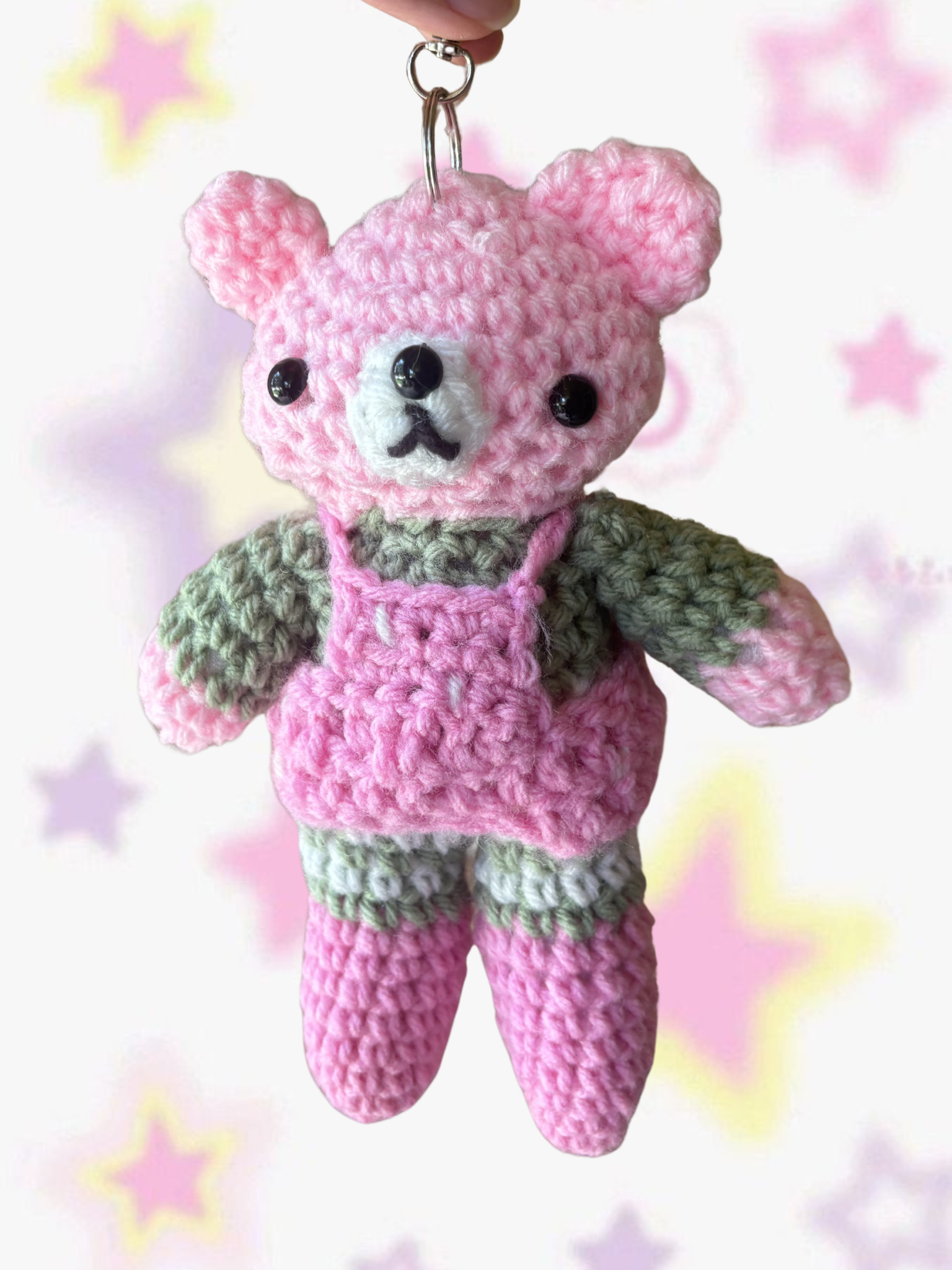Strawberry dress korilakkuma long leg bag charm