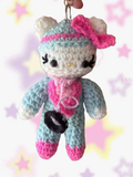Nurse long leg kitty bag charm