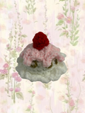 Vanilla sundae scoop hair clip