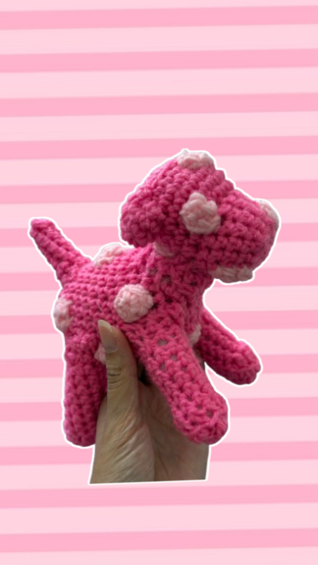 Pink Polka Dot Puppy