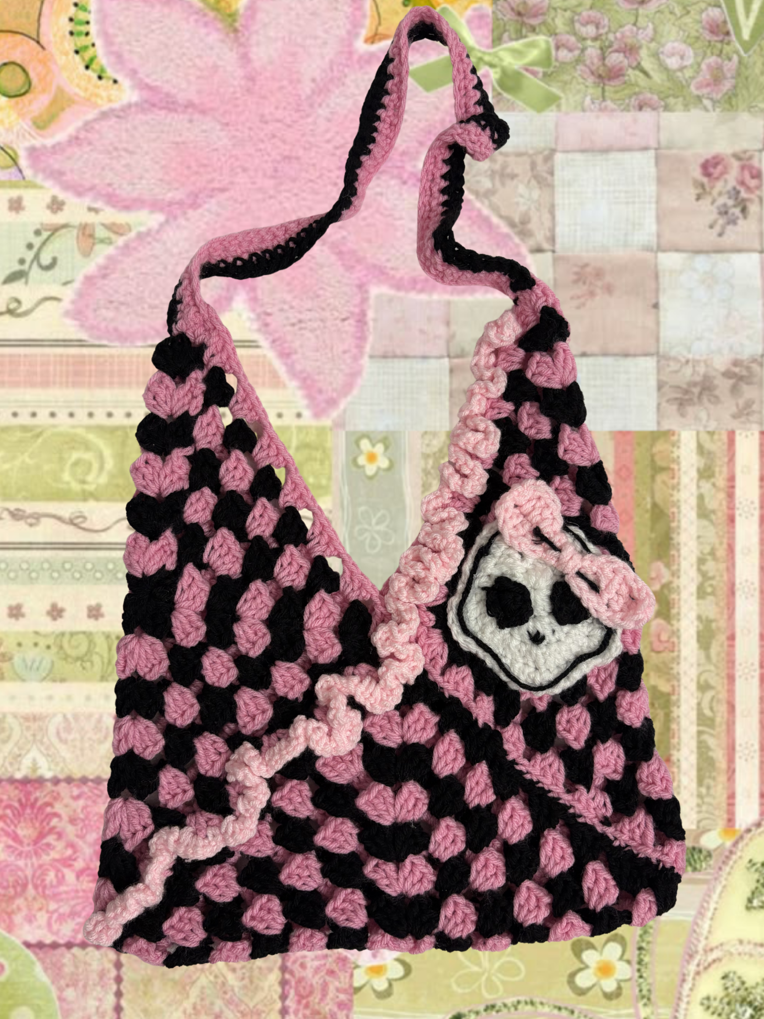 Monster High granny square bag