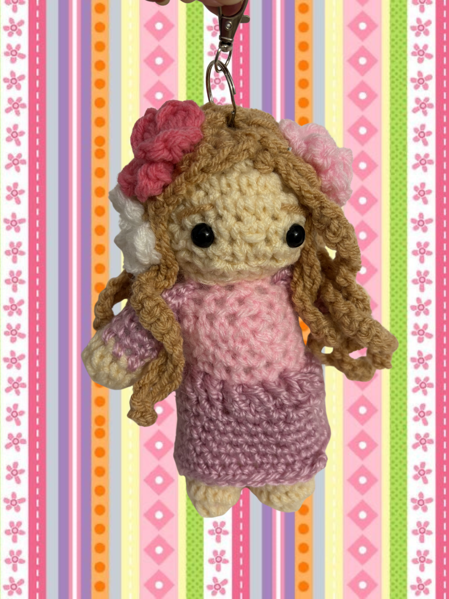 Rapunzel Doll Bag Charm