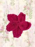 Deep Pink Plumeria Hair Clip