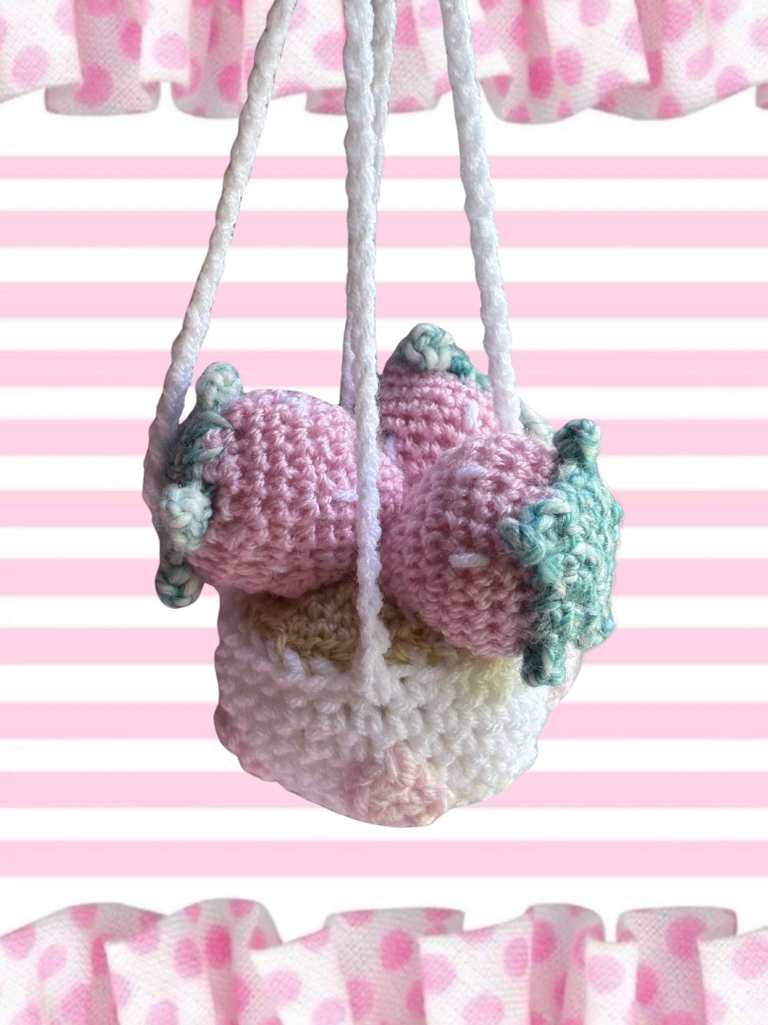 Pink berry sweet car hanger