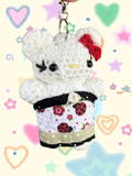 Ladybug kitty bag charm