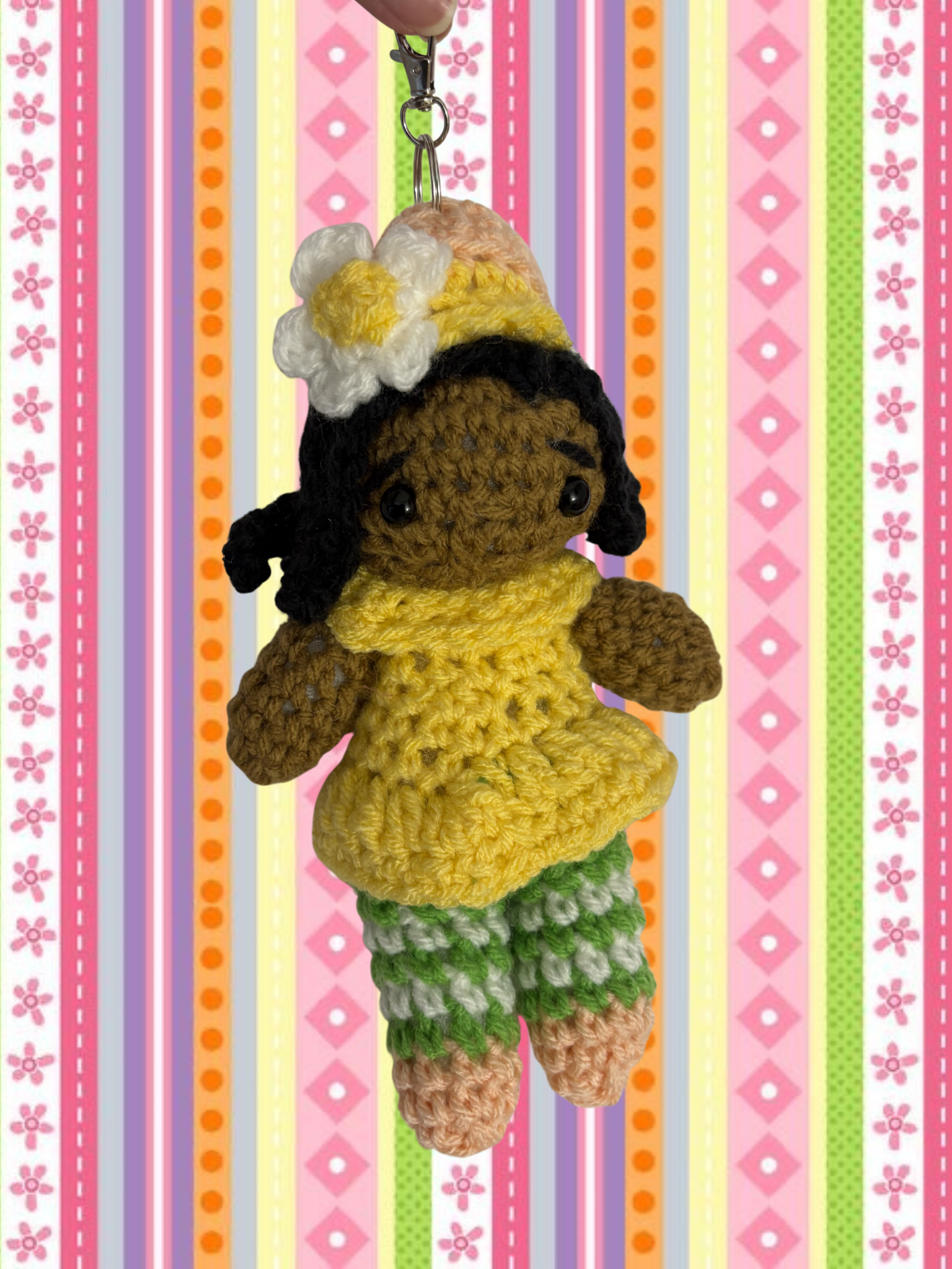 Orange Blossom Doll Bag Charm