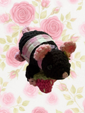 Dark patchwork rat pal plush