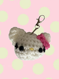 Deep pink hello kitty head