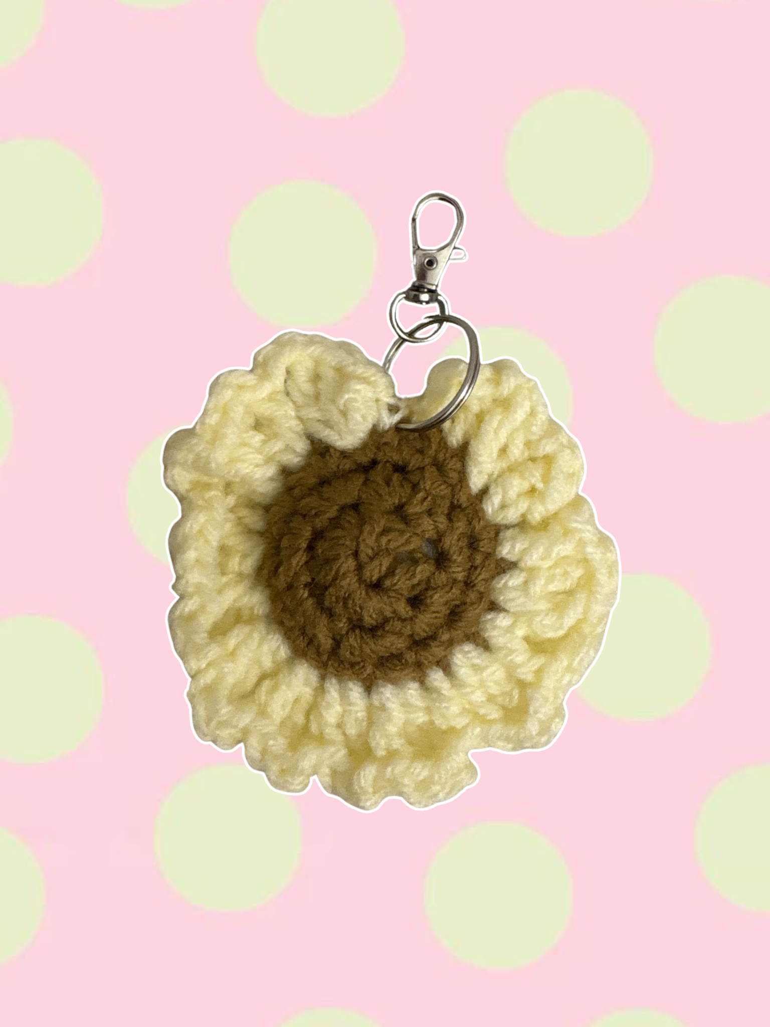 Sunflower keychain