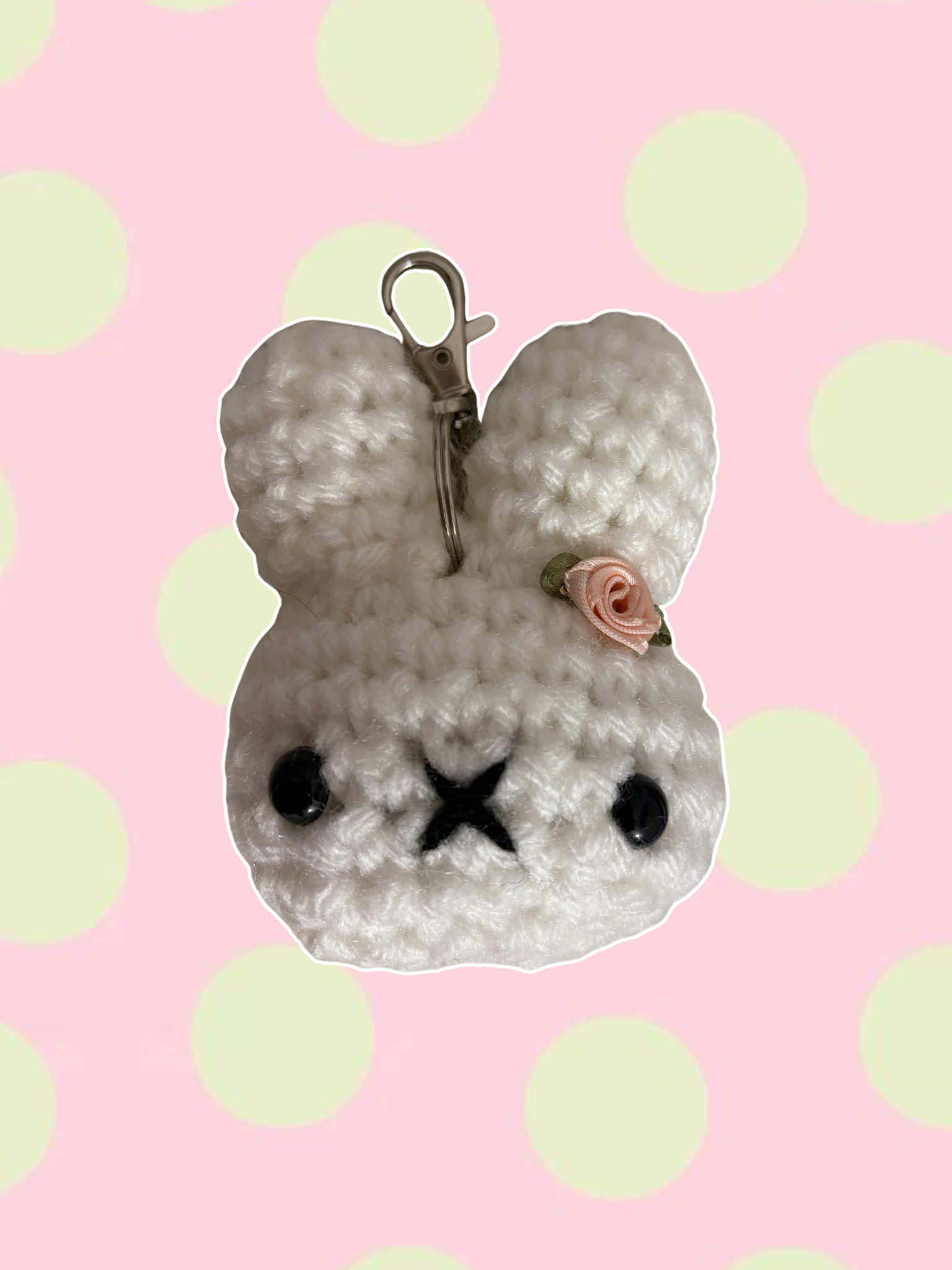 Miffy head keychain