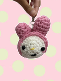 Perfect pink my melody head keychain