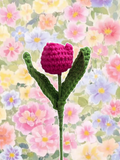 Pink style 3 tulip single flower