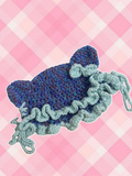 Blue on Blue Cat Ear Hat