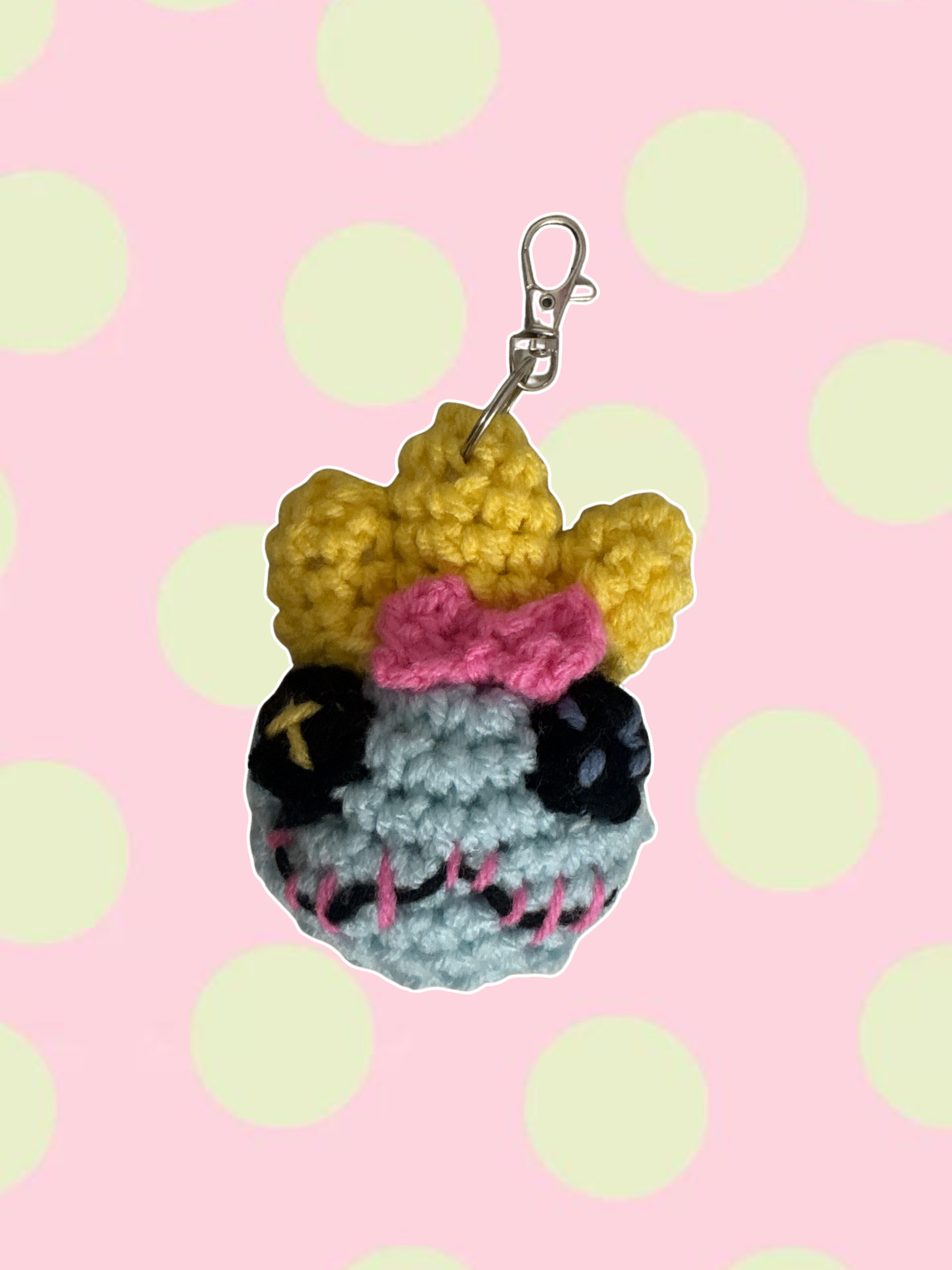 Scrump head keychain