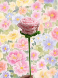 Pink rose style 4 single flower